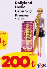GOKİDY OYUNCAK DOLLYLAND LOVLİE UZUN SAÇLI PRENSES